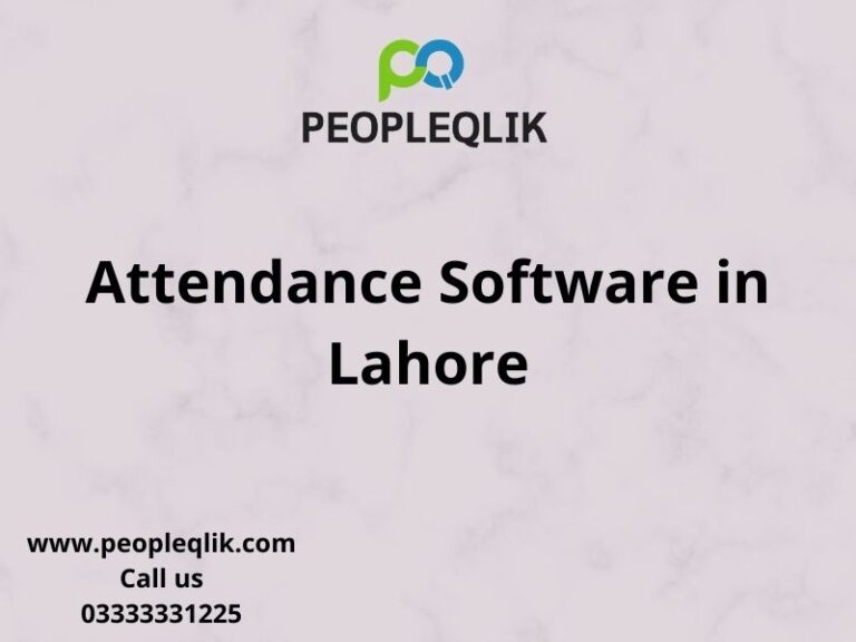 Simplified Attendance Software in Lahore that helps HR control Attendance