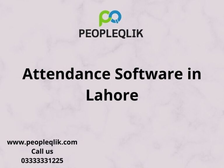 Simplified Attendance Software in Lahore that helps HR control Attendance